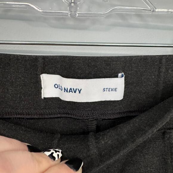 Old Navy Stevie Ponte Pants Heather Gray Size Large High Waisted Knit Pants - Picture 3 of 6